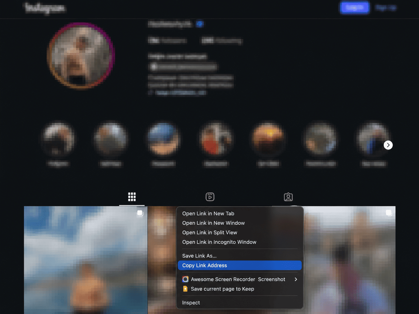 Instagram to MP4 - Copy the Instagram video URL