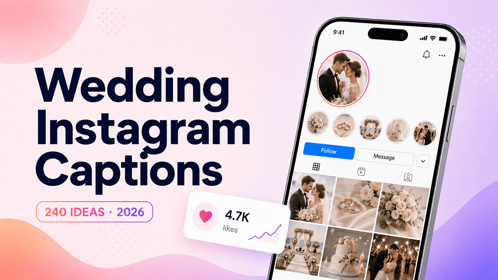 240 Wedding Instagram Captions